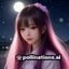 用户夜猫子小林头像，年轻女性侧脸，夜晚窗边灯光柔和